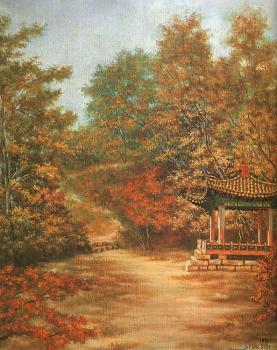 邊史智 An Arbor in Autumn